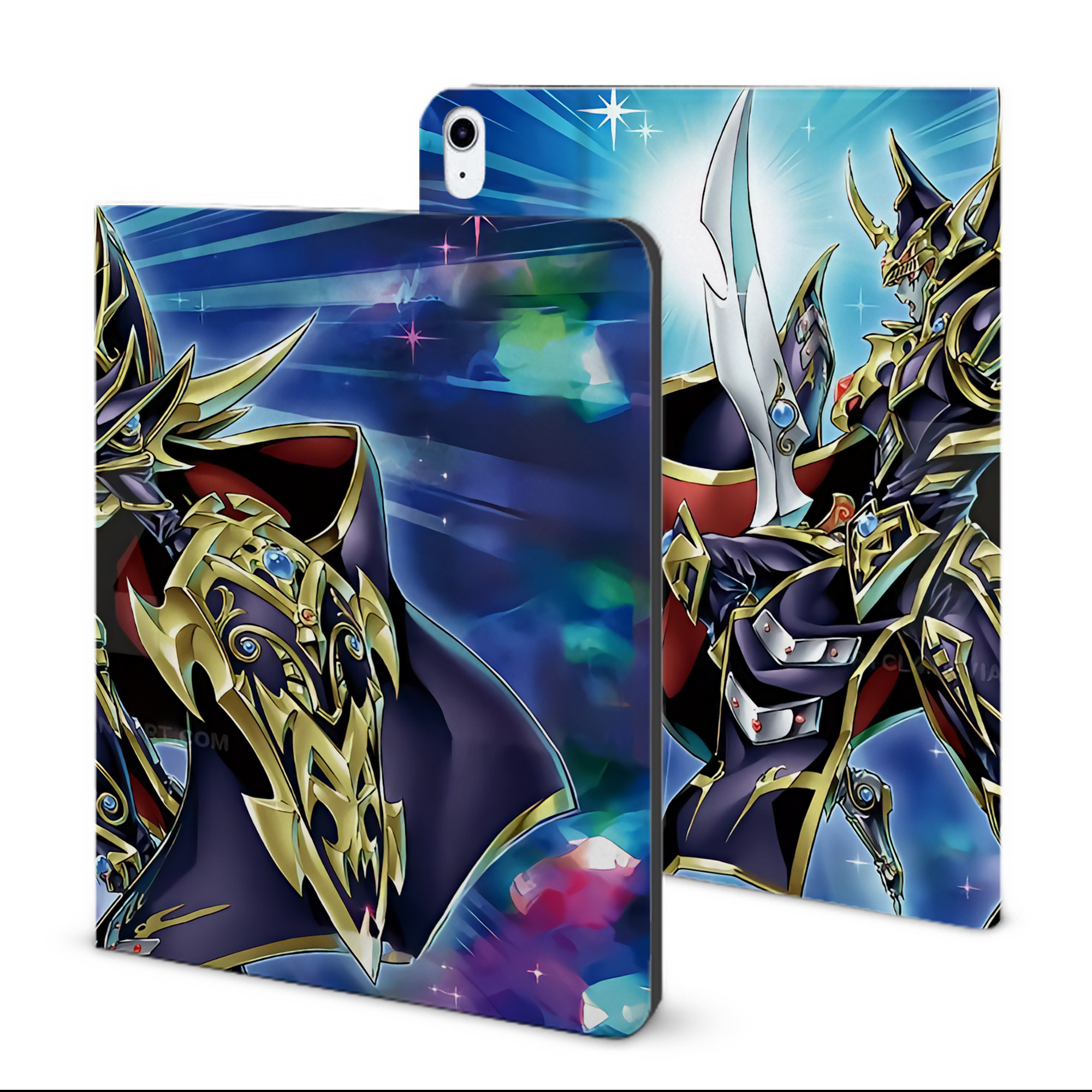 （画像用） 遊☆戯☆王 Yu-Gi-Oh! IPad ケース ブック型 PUレザー TPU 耐衝撃 軽量 薄型 ペン収納なし 全面保護 IPad 各モデル対応